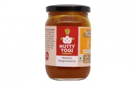 Nutty Yogi Alphonso Mango Conserve   Glass Jar  330 grams